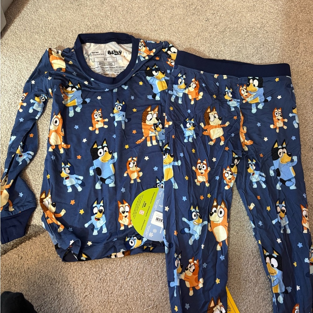 Bluey Little Sleepies -  3T